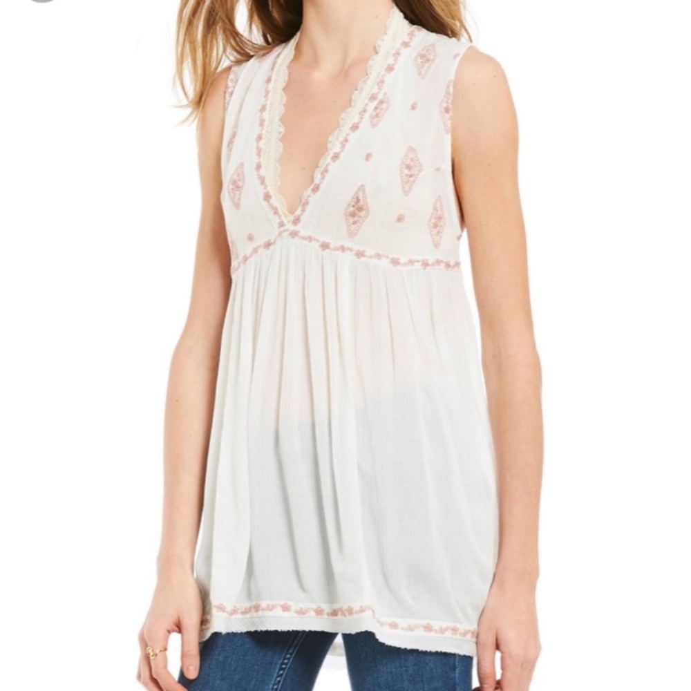 Free people white top OBO